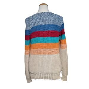 Rare Lost Horizons Haldarsvik Cotton Natural Handknit Sweater Men Size Medium M
